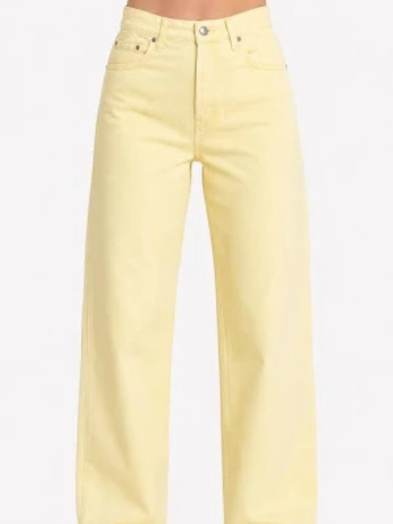 Universal Thread Women's High Rise Wide Leg Ankle Jeans Size 00 Cream Nwt